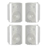 4x HK Audio Installationslautsprecher Weiß 6,5" PA-Soundsystem 120W 100V 8OHM